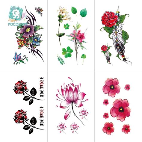 25 Verschillende Bloem Tattoo Ontwerpen Trendy Rode Roos Zwarte Tattoo