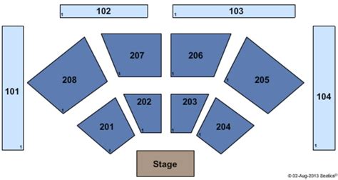 Choctaw Seating Map