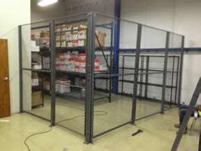 Wire Mesh Security Partition/Cage – Just $1950 - Warehouse Solutions, Inc.