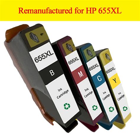 GN 4PK Compatible For HP655 Inkjet Cartridge For Hp 655 655xl Ink