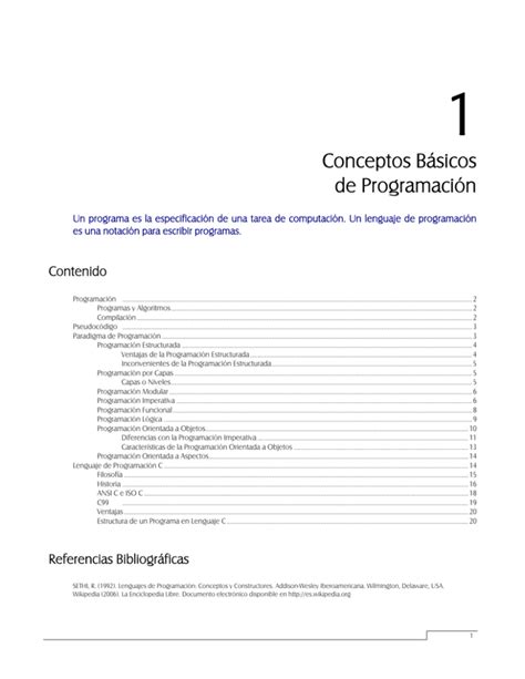 Conceptos B Sicos De Programaci N