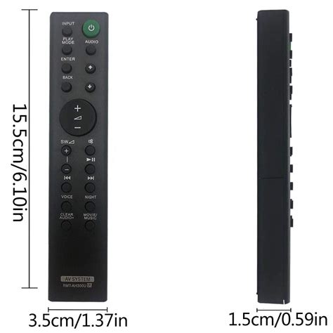 Buy Replacement Sony Soundbar Remote Control Rmt Ah U For Sony Sound