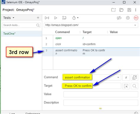 New Selenium Ide Using Assert Confirmation Command To Check Whether