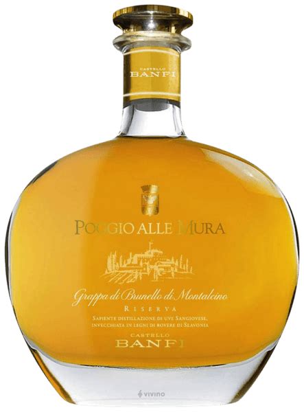 N V Banfi Poggio Alle Mura Grappa Di Brunello Di Montalcino Riserva