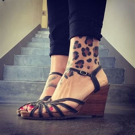 Leopard Cheetah Print Ankle Tattoo Tlingitmama On Instagram Ankle