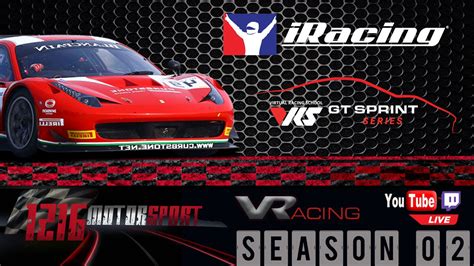 VRS GT Sprint Series IRacing Sim Racing IRacing LIVE VR Circuit De Spa