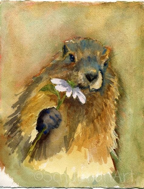 Groundhog Painting At Explore Collection Of