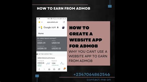 How To Create App For Admob Why You Cant Use A Website App To Earn