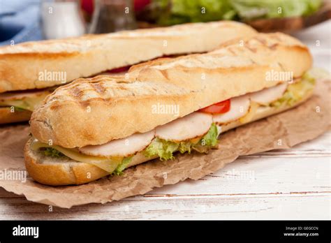 Panini grilled sandwich Stock Photo - Alamy