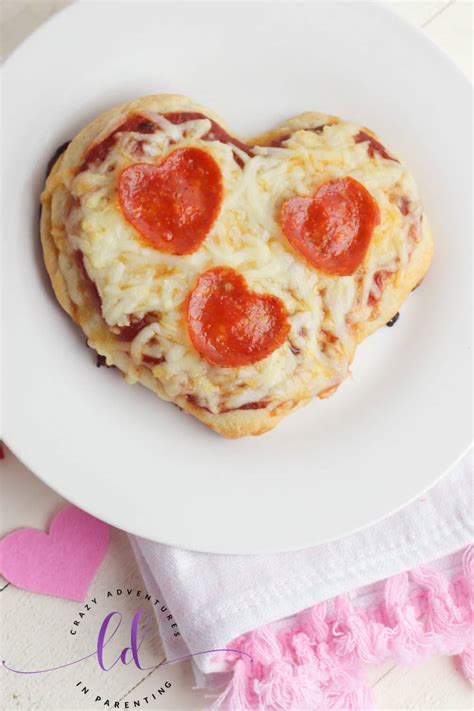 Heart Shaped Pizzas Perfect For Valentines Day Crazy Adventures In