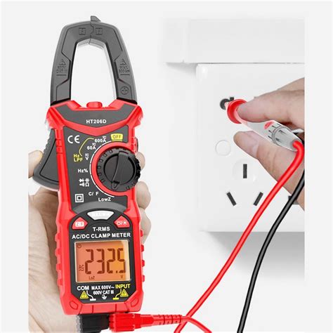 Ac Dc Digital Clamp Meter T Rms Counts Multimeter Voltage Tester