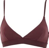 THE NUDE LABEL Bra Maroon ShopStyle