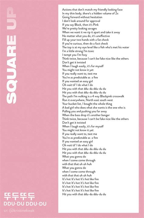 blackpink jennie english rap lyrics Blackpink jennie solo lyrics ...