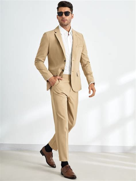 Manfinity Mode Hombres Pantalones Con Blazer Traje Con N Moda De