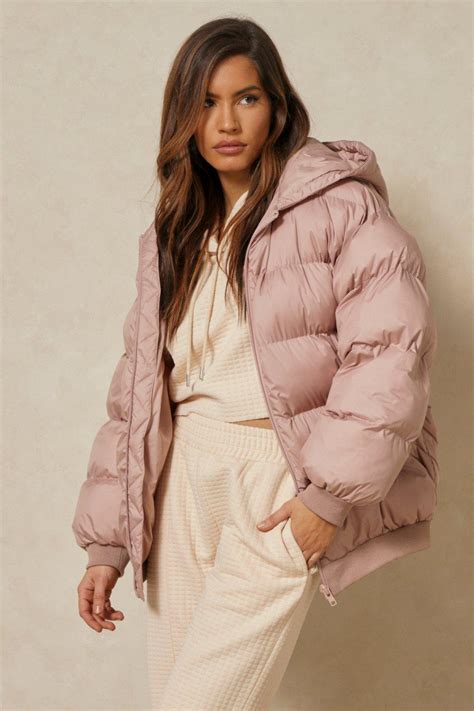 Extreme Oversized Puffer Coat Nude My Boutique Co Uk