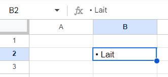 Comment Ajouter Des Puces Dans Excel Et Google Sheets Automate Excel