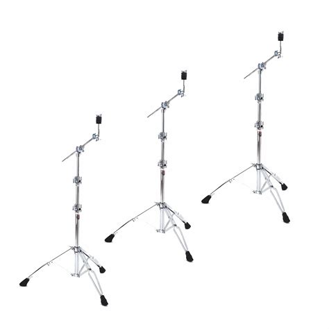 Ludwig Atlas Pro Boom Cymbal Stand 3 Pack Bundle Chicago Music Exchange