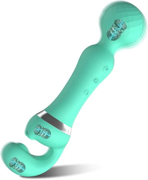 Double Head Orgasmic Vibrator Female Big Head Strong Vibration Av Stick