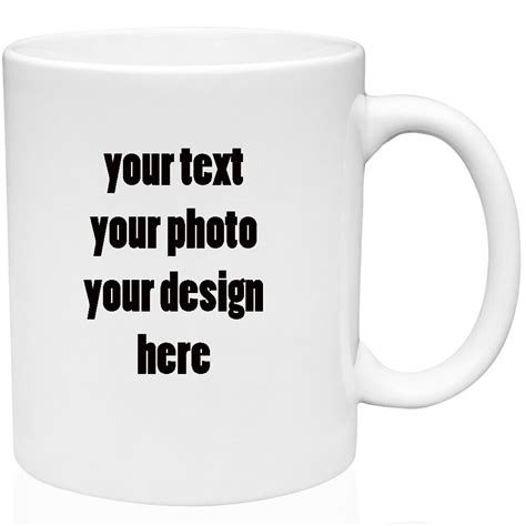 Personalized Mug Custom Text Photo Name T Coffee Mug 11 Oz Ceramic Cup Wbox Ebay