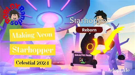 Making Neon Starhopper In Adopt Me Roblox Youtube