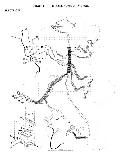 AYP Electrolux 7187A89 1998 Parts Diagram For ELECTRICAL