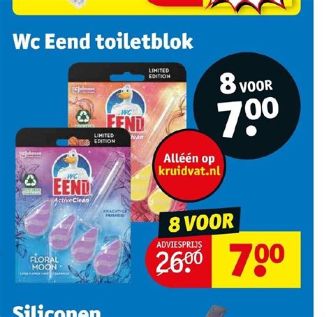 Wc Eend Toiletblok Aanbieding Bij Kruidvat