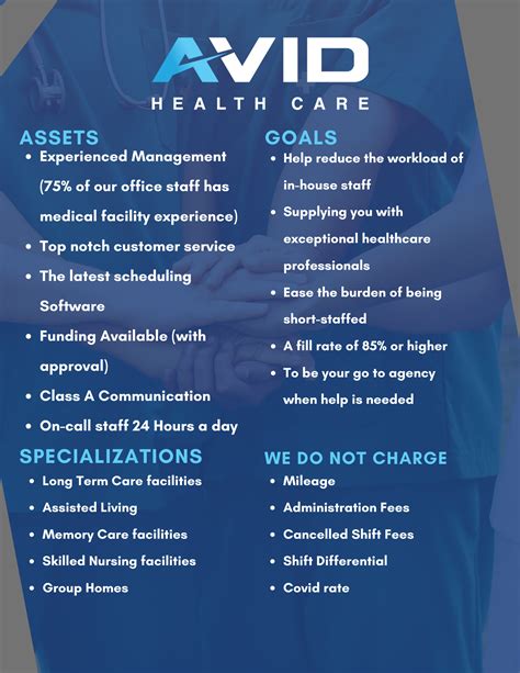 Amenities – Avid Health Care