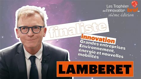 Gwénaël Tuet Lamberet Finaliste Innovation Environnement énergie et