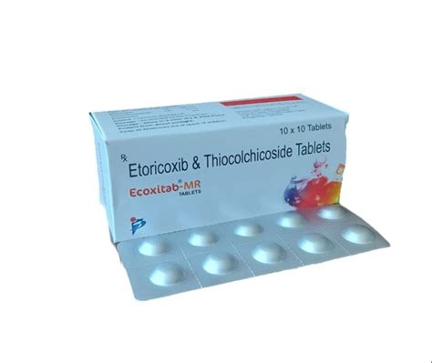 Ecoxitab Mr Etoricoxib 60 Mg Thiocolchicoside 4mg Tablet 64mg At Rs