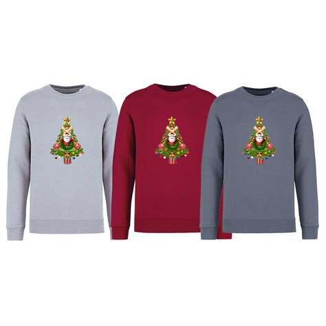 Organic Cricket Christmas Tree Sweatshirt | MR Cricket Hockey