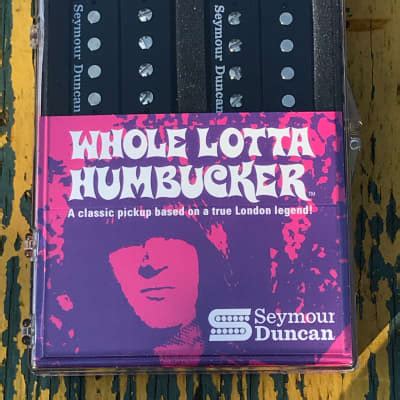 Seymour Duncan Sh Whole Lotta Bucker Humbucker Set Black Reverb