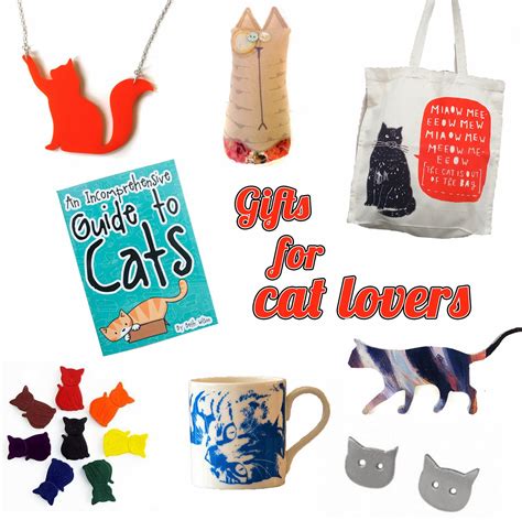 say it says: Gifts for cat lovers