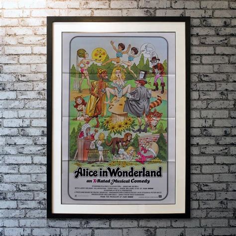 Alice In Wonderland An X Rated Musical Fantasy Unframed Poster 1976