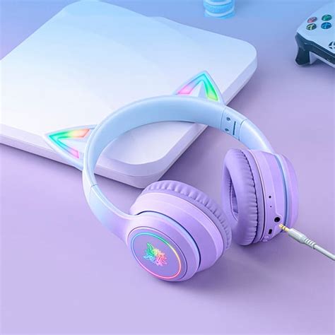 Headset Gamer ONIKUMA B90 Bluetooth 5 0 E RGB Fone De Ouvido