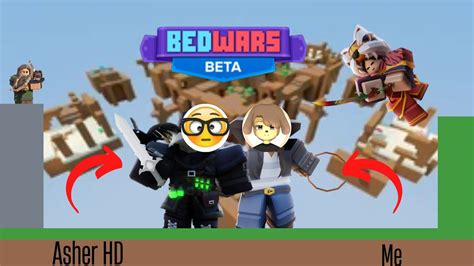 Bedwars With My Friend Asher Hd Roblox Bedwars Youtube