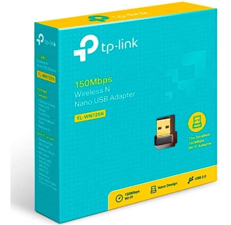 Adaptador Usb Nano Inalambrico 150 Mbps Tp Link Tl Wn725n MercadoLibre