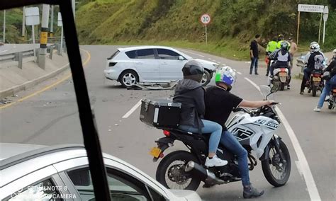 Video Se Registró Accidente De Tránsito En La Vía Bogotá Medellín