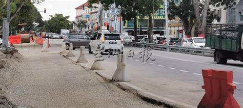 北海甘榜峇汝路·增1车道舒缓塞车 地方