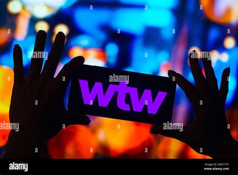 In This Photo Illustration The Willis Towers Watson Wtw Logo Is