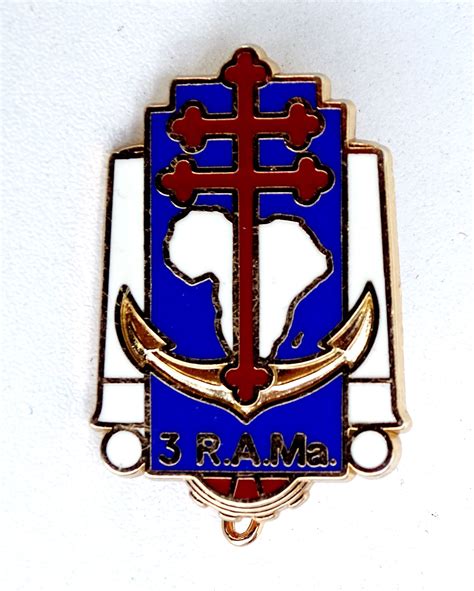 R Giment Dartillerie De Marine Insigne Delsart Rama