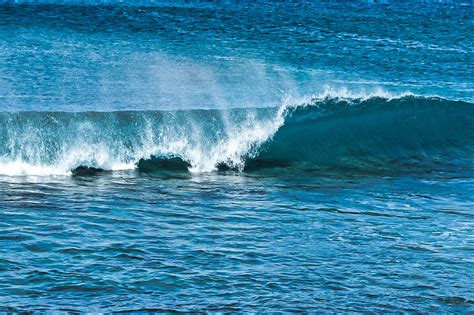 Quote Time Lapse Photography Ocean Summer Sea Waves Nature Blue