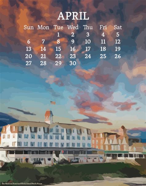 2025 Block Island Poster Calendar Set Block Island Calendars