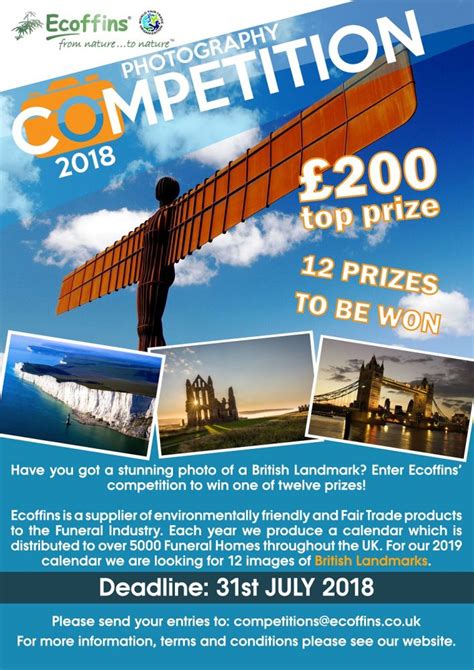 Photography Competition Flyer 2019british Landmarks 40 Photo