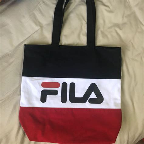 Fila Canvas Tote Bag Women S Fashion Bags And Wallets Tote Bags On Carousell