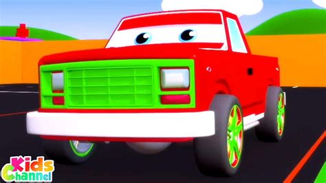 Pickup Truck Formation Videos For Children Car Cartoons By Kids