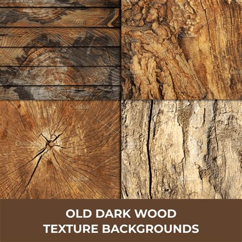 Old Dark Wood Texture Backgrounds Masterbundles