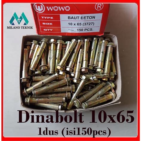 Jual Dinabol X Isi Pcs Dinabolt Mm X Mm Baut Beton