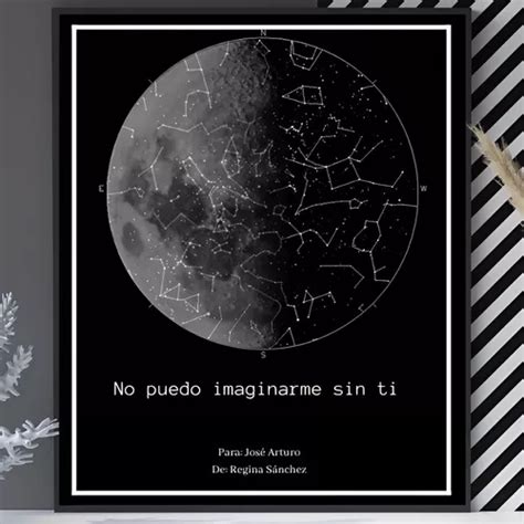 Mapa Estelar Personalizado Regalo De Novios Sky Map Cuotas Sin Inter S