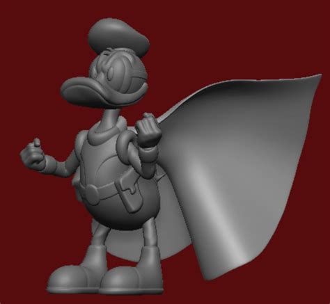 Donald Duck Paperinik Super Pato 3d Model 3d Printable Cgtrader