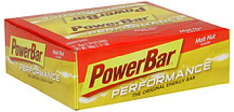 PowerBar Malt Nut Flavor Energy Bars - 12 ea, Nutrition Information | Innit